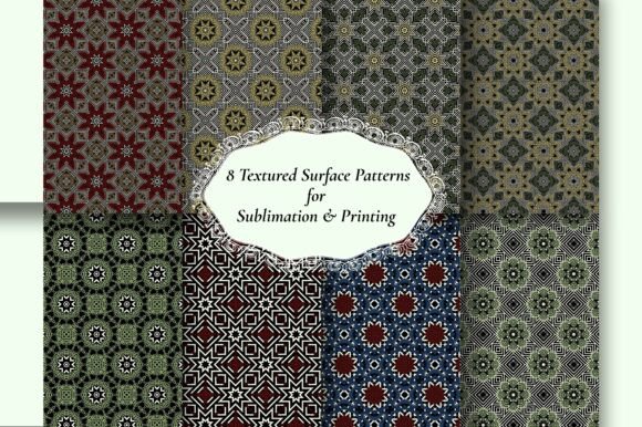 8 Jewel Tone Seamless Pattern Bundle: A Versatile Choice for Designers and Makers