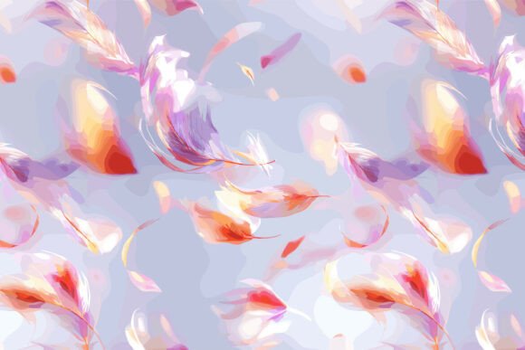 Abstract Ethereal DreamyFeather Pattern3: A Strategic Design Asset for Modern Creatives