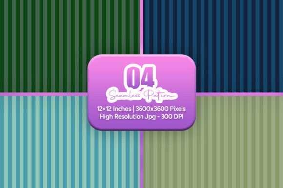Deep Cool Stripe Seamless Pattern Pack