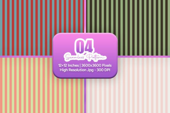 Muted Retro Stripe Seamless Pattern: A Strategic Design Choice for Creative Projects