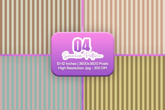 Neutral Pastel Striped Seamless Set for Creative Professionals