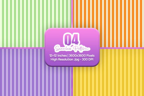 Pastel Bright Stripe Seamless Pattern: A Vibrant Addition to Your Creative Projects