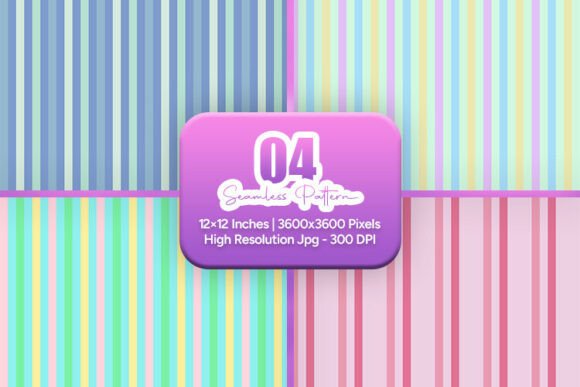 Soft Color Stripe Seamless Pattern: A Versatile Design Resource for Creatives
