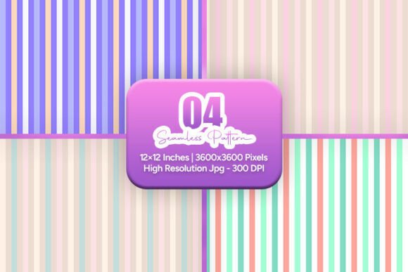 Soft Purple Stripe Seamless Pattern