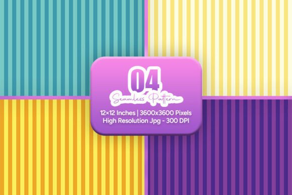 Vibrant Color Stripe Seamless Pack: A Creative Resource for Designers and Crafters